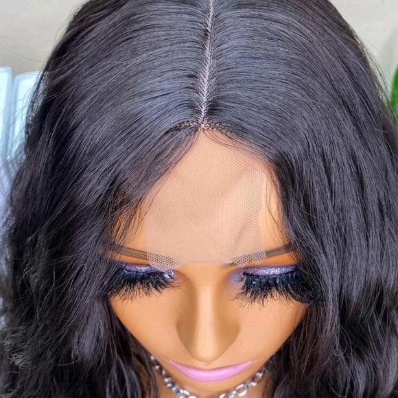 LydiaMFahions Glueless Black Curly Wig new - Picture 6 of 8